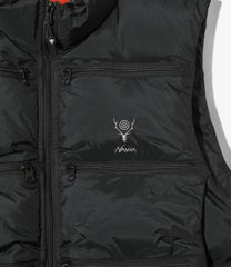 〈SOUTH2 WEST8〉x 〈NANGA〉Fishing Down Vest