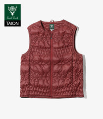 〈SOUTH2 WEST8〉x〈TAION〉 Inner Down Vest