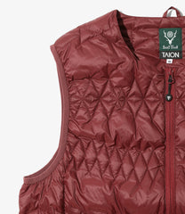 〈SOUTH2 WEST8〉x〈TAION〉 Inner Down Vest