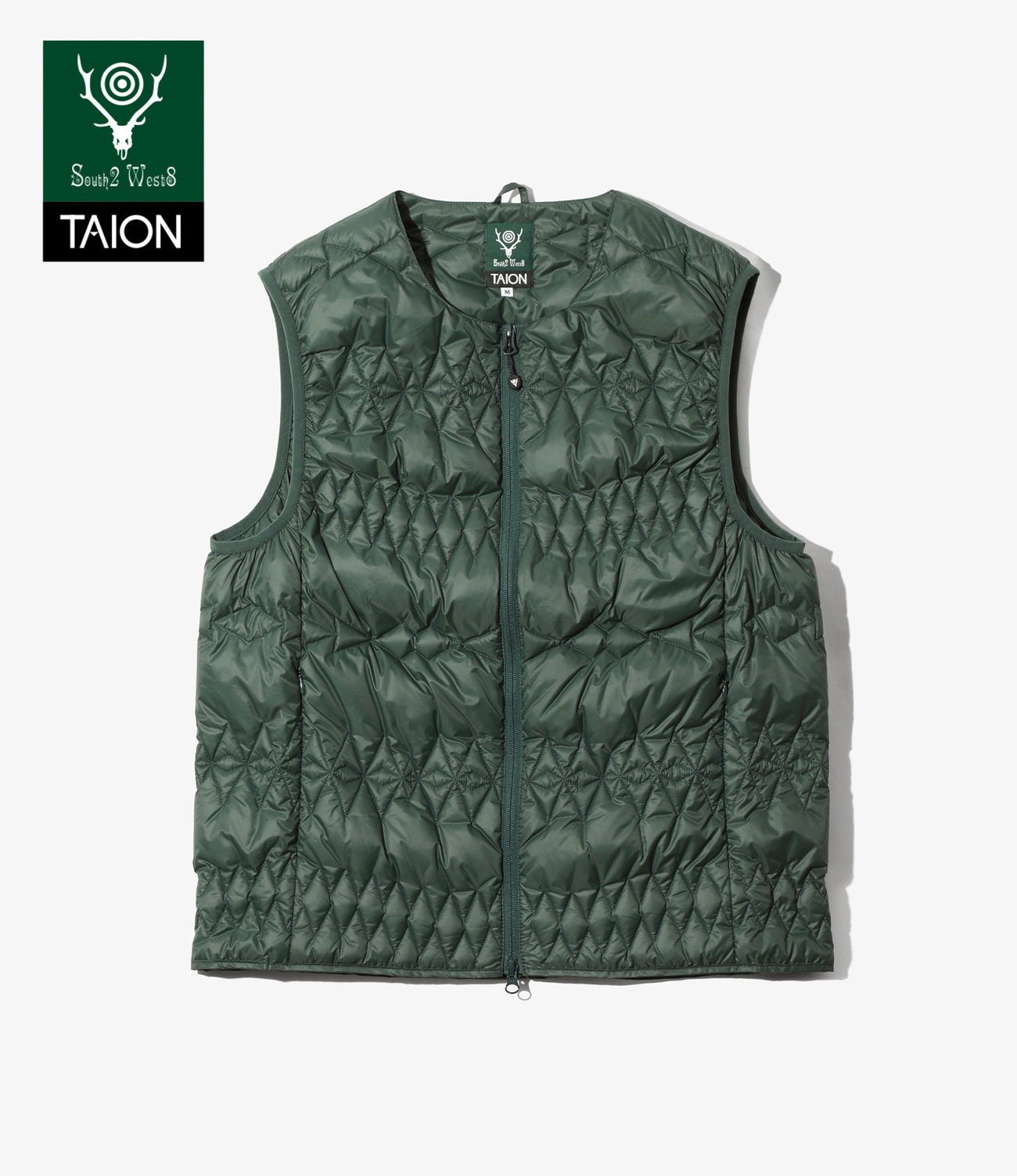 〈SOUTH2 WEST8〉x〈TAION〉 Inner Down Vest