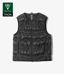 〈SOUTH2 WEST8〉x〈TAION〉 Inner Down Vest