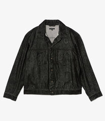 Type 5 Jean Jacket - Cotton Flocking Herringbone