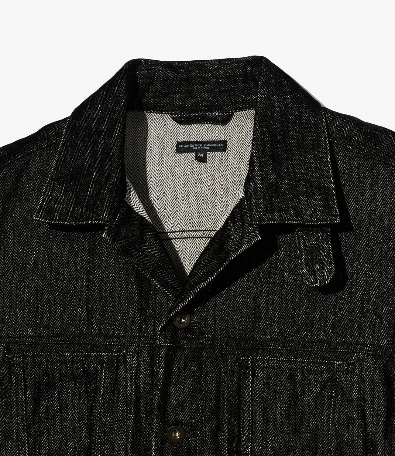 Type 5 Jean Jacket - Cotton Flocking Herringbone