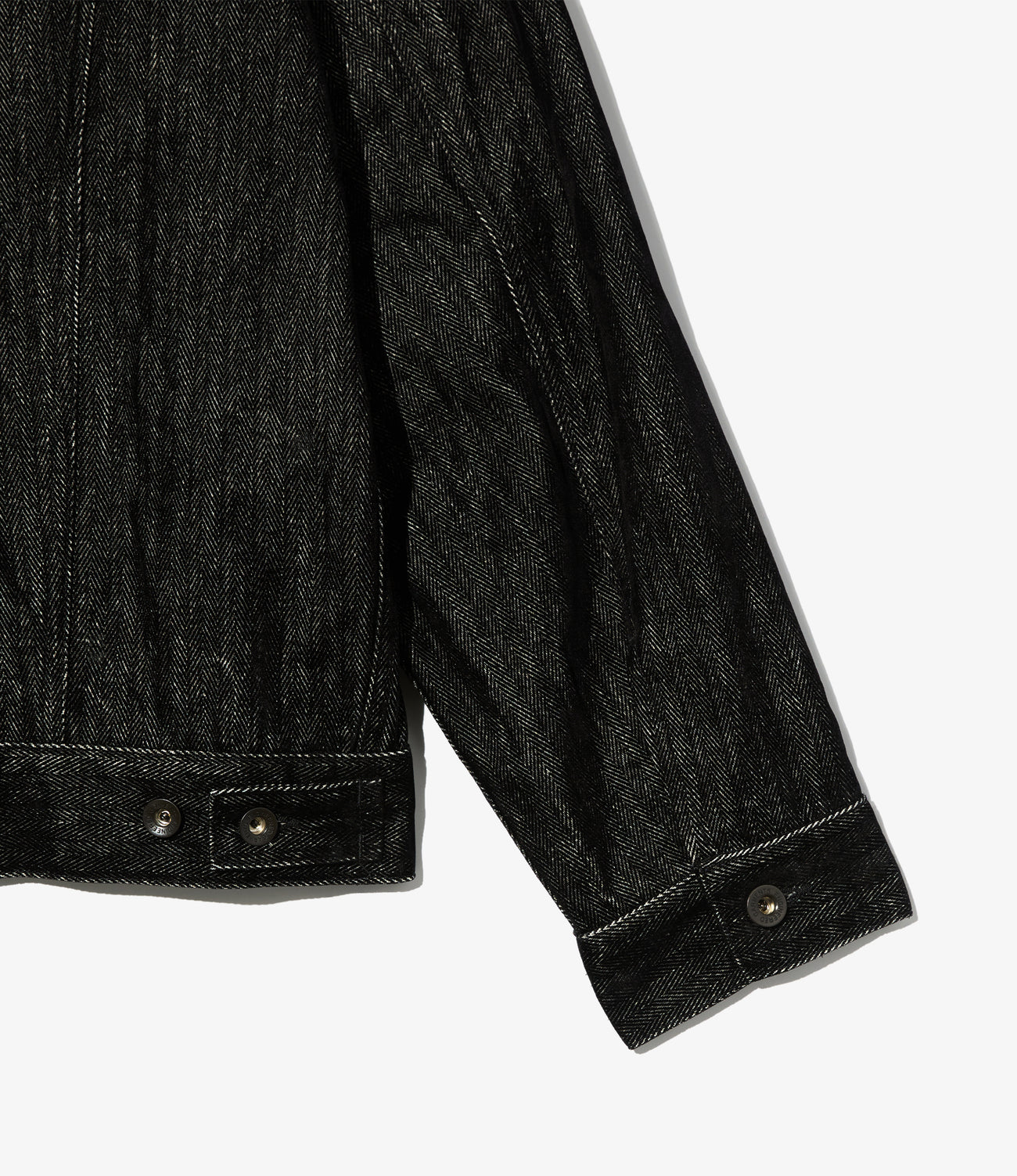 Type 5 Jean Jacket - Cotton Flocking Herringbone