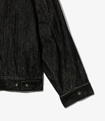 Type 5 Jean Jacket - Cotton Flocking Herringbone