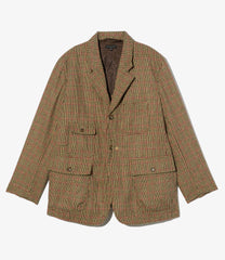 Upland Jacket - Wool Poly Glen Plaid
