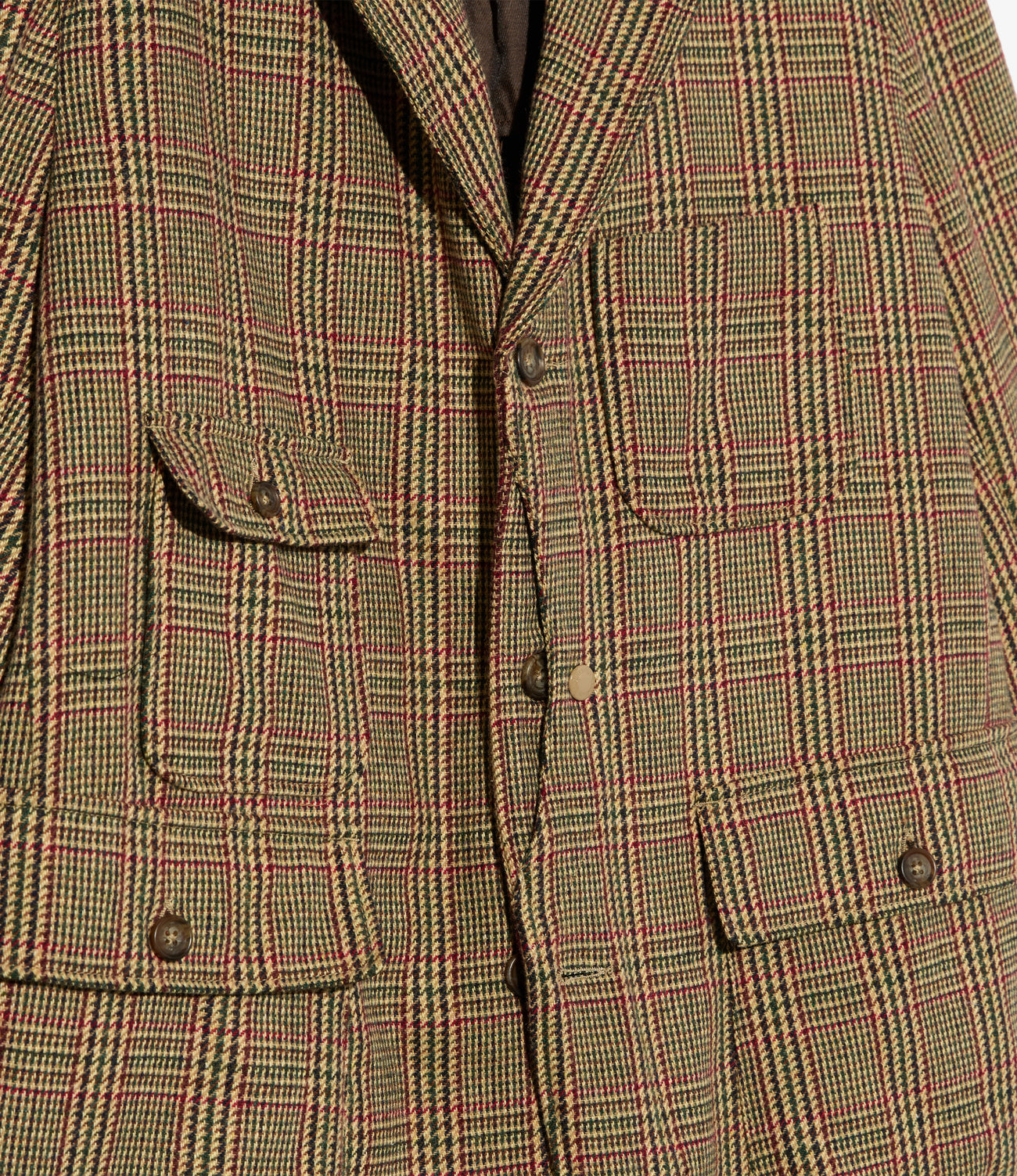 Upland Jacket - Wool Poly Glen Plaid