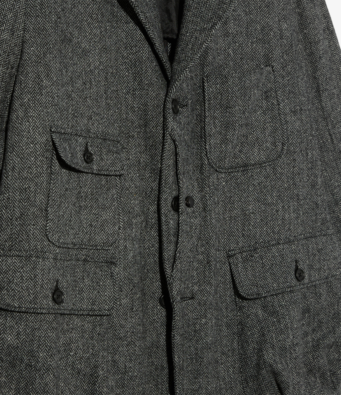 Upland Jacket - Poly Wool Herringbone