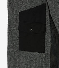 Upland Jacket - Poly Wool Herringbone