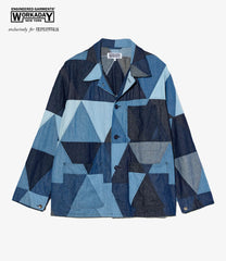 Utility Jacket - Triangle Patchwork