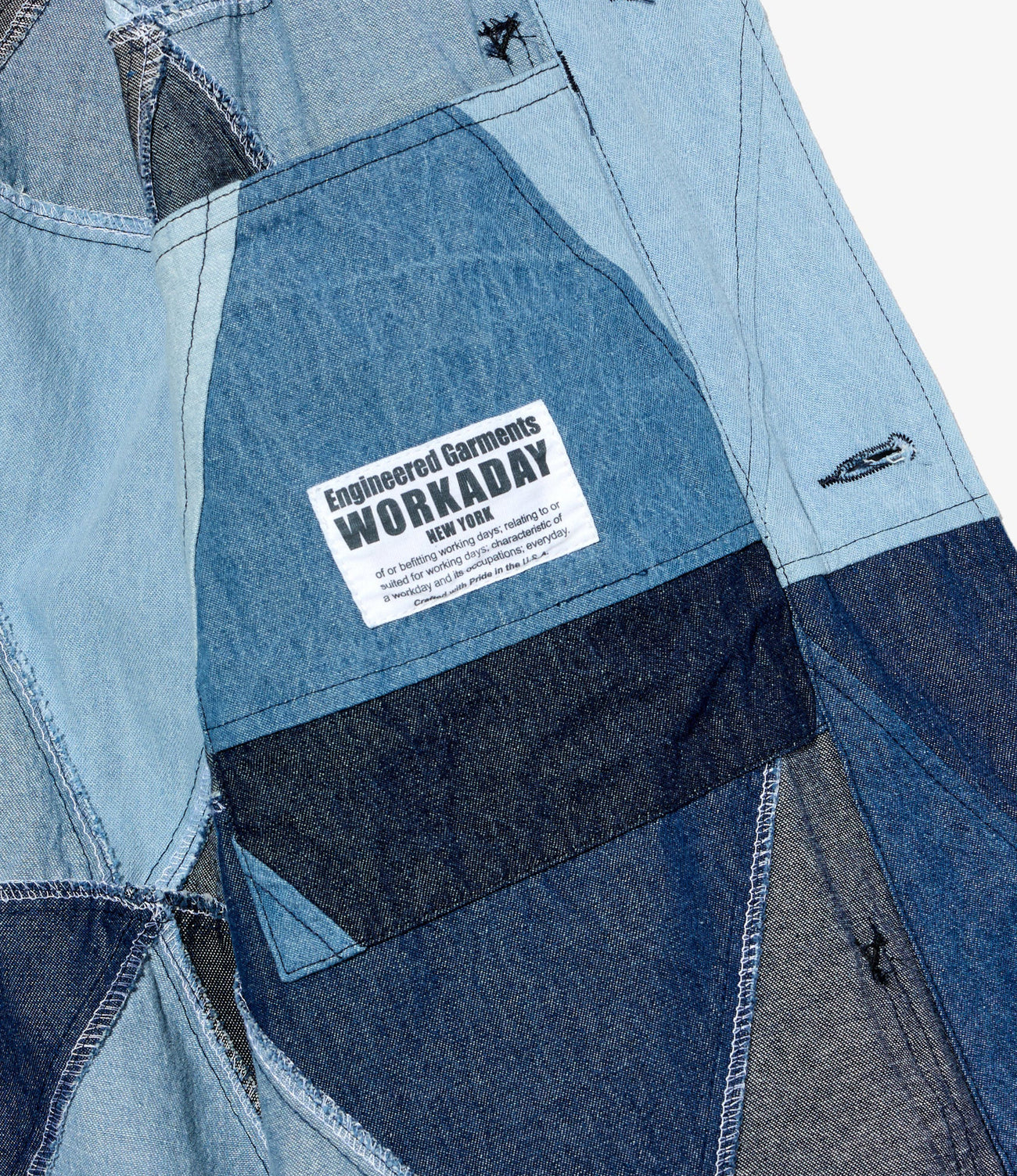Utility Jacket - Triangle Patchwork