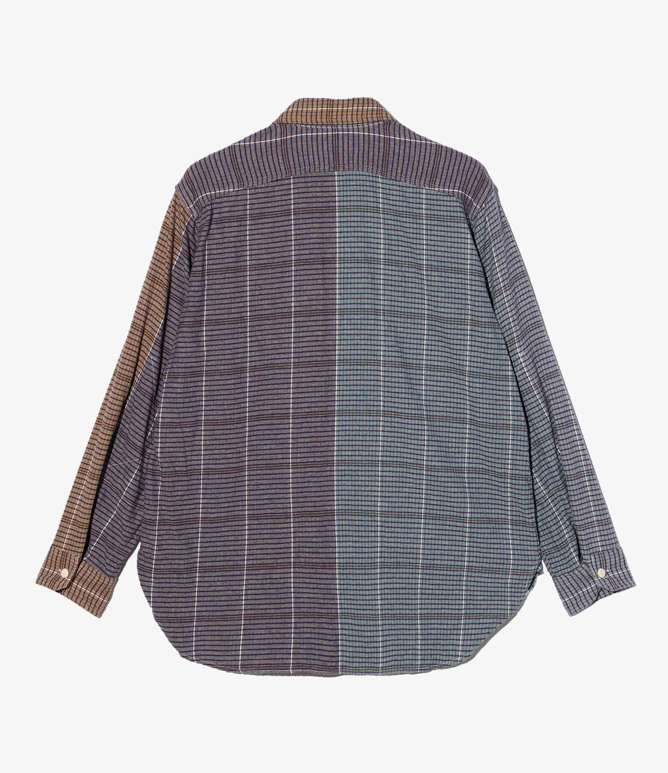 Work Shirt - Cotton Color Block Check