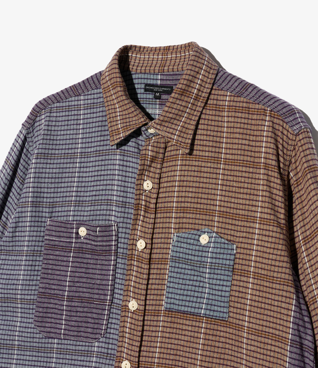 Work Shirt - Cotton Color Block Check