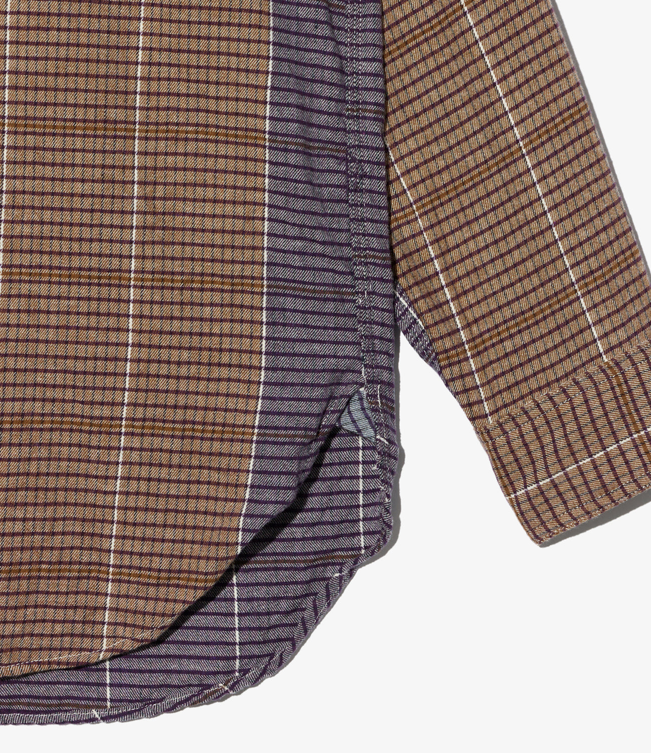 Work Shirt - Cotton Color Block Check