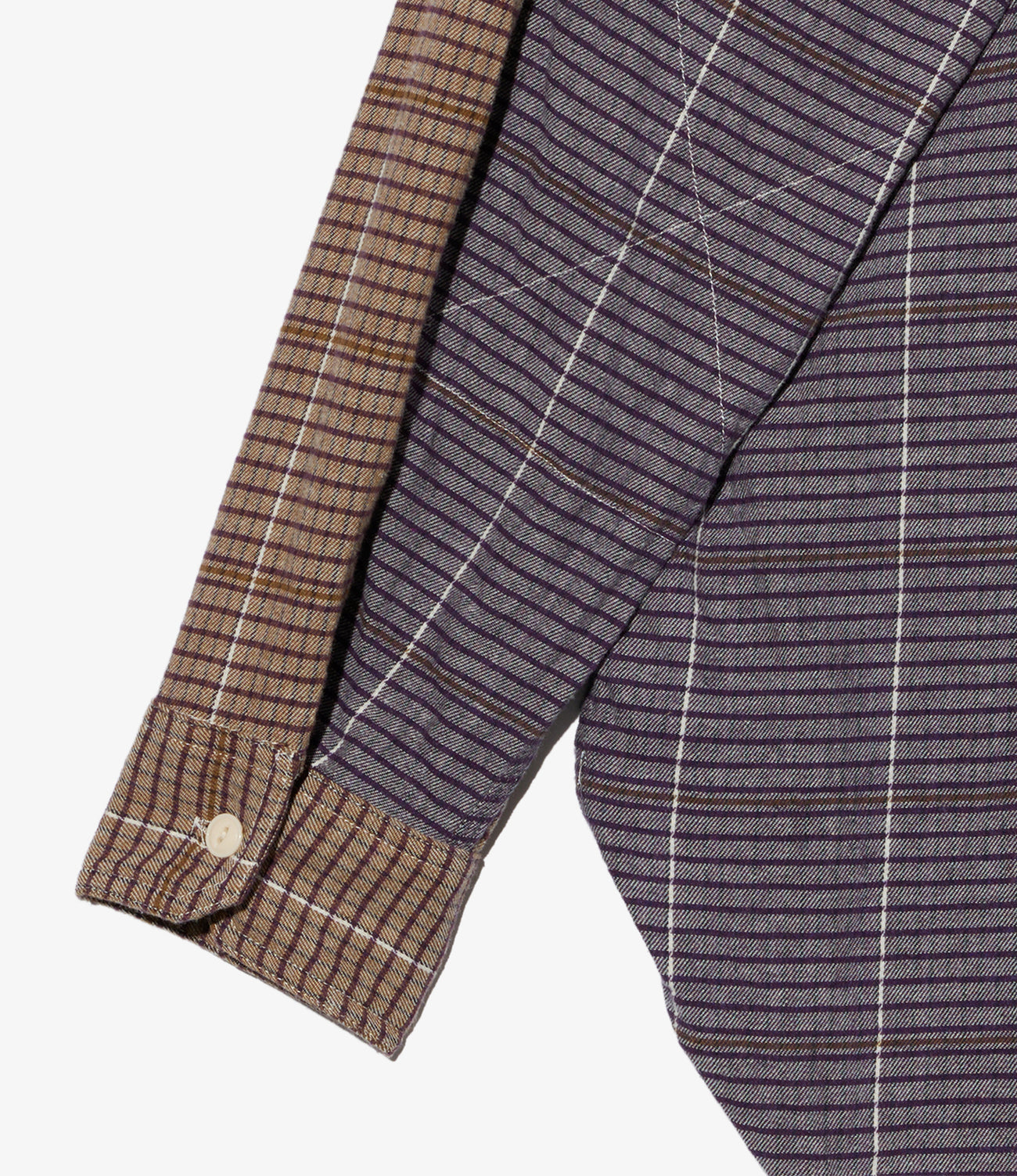 Work Shirt - Cotton Color Block Check