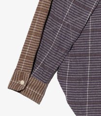 Work Shirt - Cotton Color Block Check