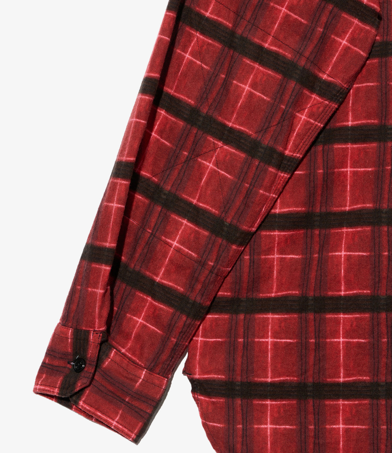 Work Shirt - Cotton Printed Plaid Flannel