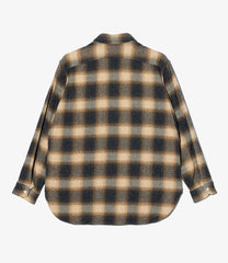 Work Shirt - Cotton Heavy Shadow Plaid Flannel