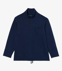 Zip Mock Neck - 12oz Cotton Fleece