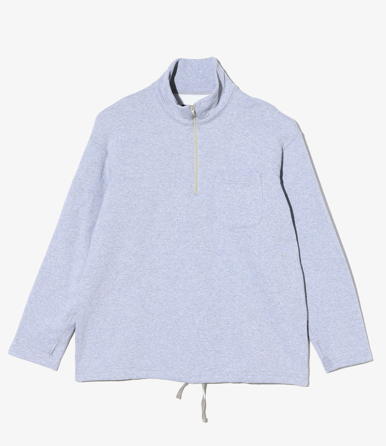 Zip Mock Neck - 12oz Cotton Poly Fleece