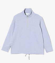 Zip Mock Neck - 12oz Cotton Poly Fleece