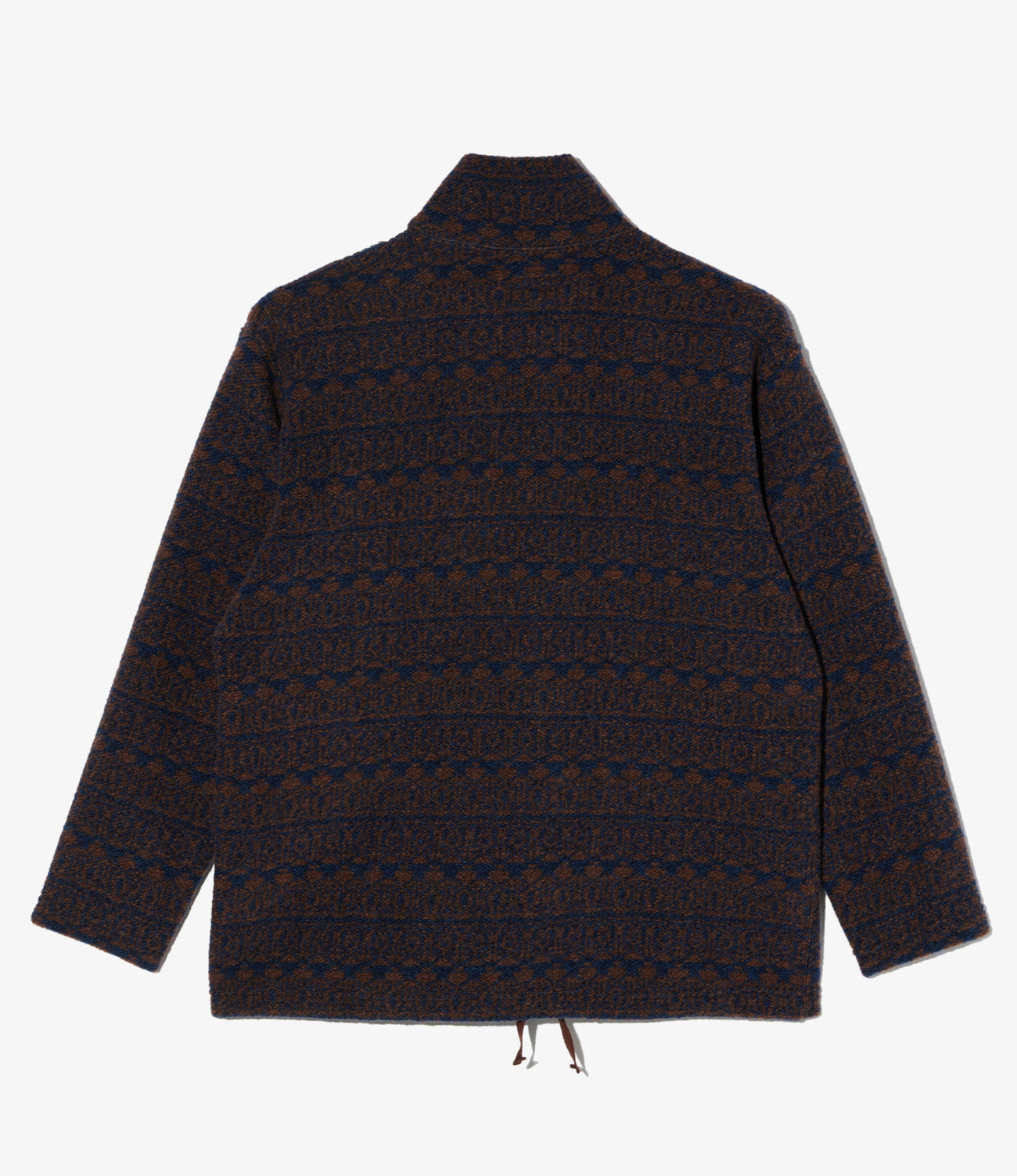 Zip Mock Neck - Horizontal Stripe Sweater Knit
