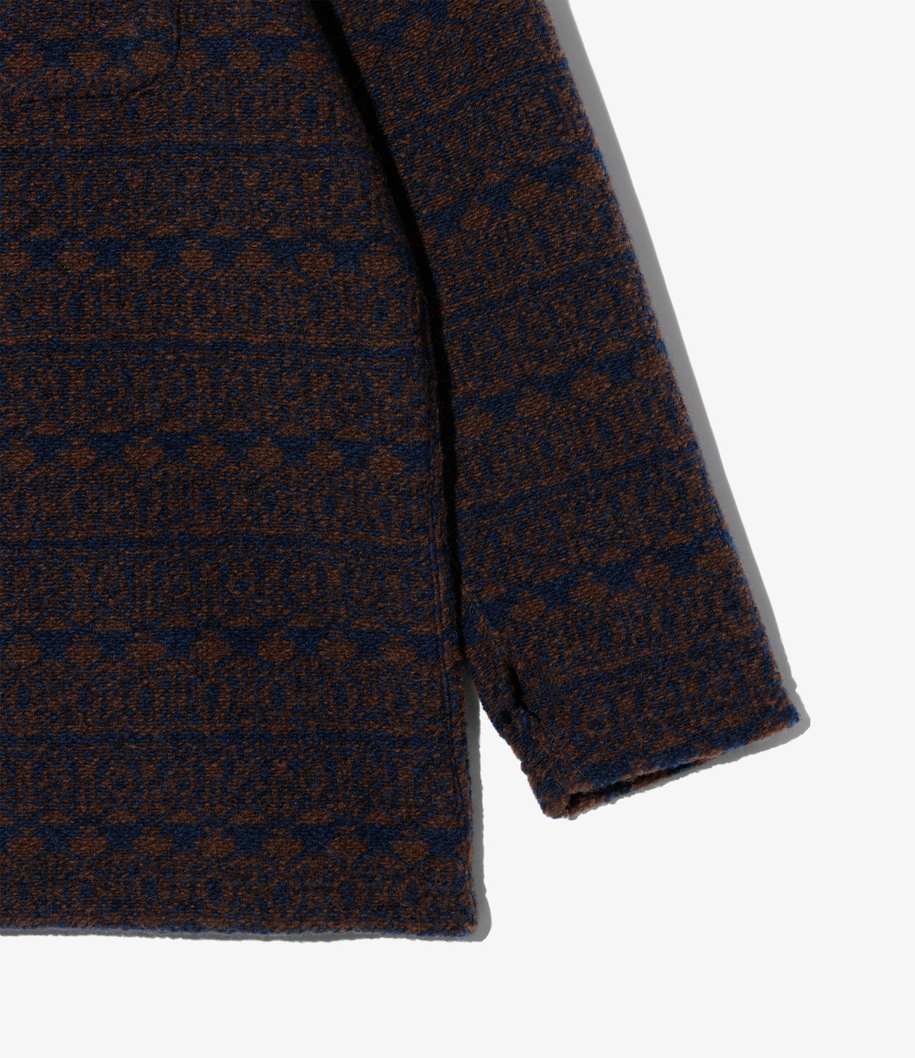 Zip Mock Neck - Horizontal Stripe Sweater Knit