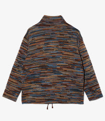 Zip Mock Neck - Wool Poly Sweater Knit