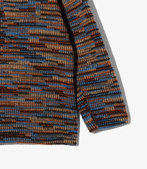 Zip Mock Neck - Wool Poly Sweater Knit