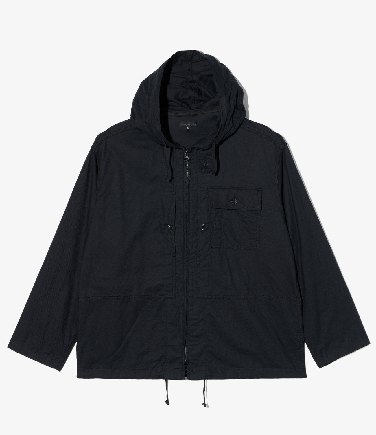 Zip Hooded Shirt - Cotton Brushed Twill