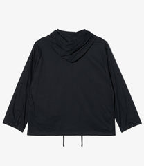 Zip Hooded Shirt - Cotton Brushed Twill