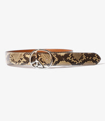 Peace Buckle Belt - Python