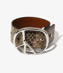 Peace Buckle Bracelet - Python