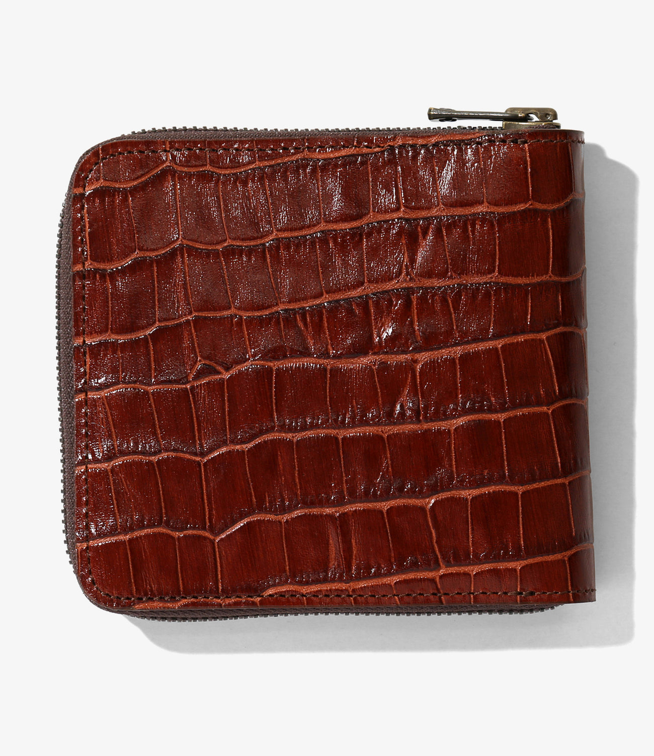 Single Wallet - Crocodile Embossed Leather – NEPENTHES ONLINE STORE