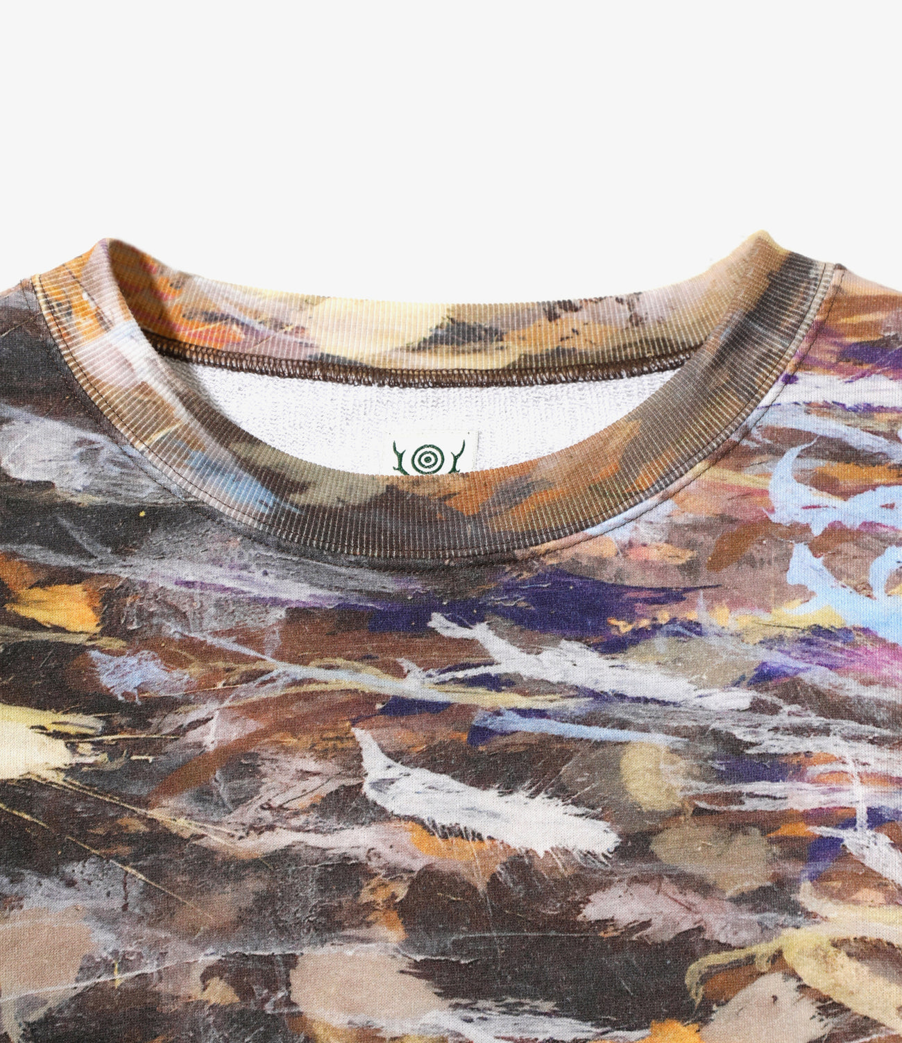 S/S Crew Neck Sweat Shirt - Poly Jersey / Painting Pt. – NEPENTHES